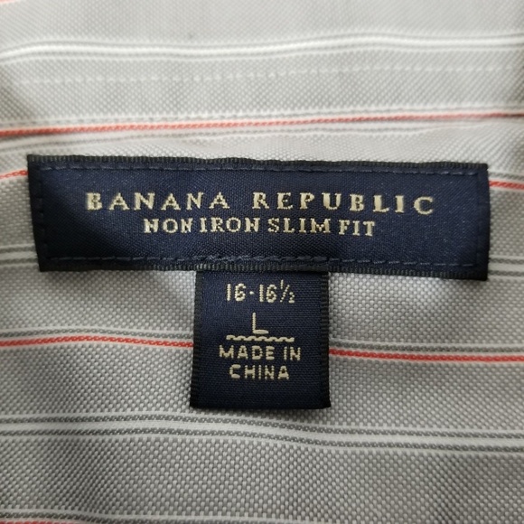 Banana republic Button Down shirt NonIron Slim Fit - Picture 7 of 8